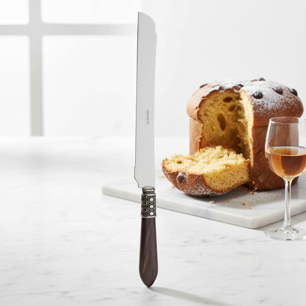 Optical Antique Long Cake Knife 32 cm (12.60 inch) - Chocolate-Casa Bugatti USA