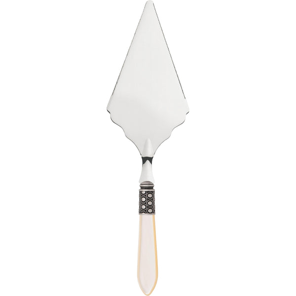 Optical Antique Large Cake Server Serrated - Ivory-Casa Bugatti USA