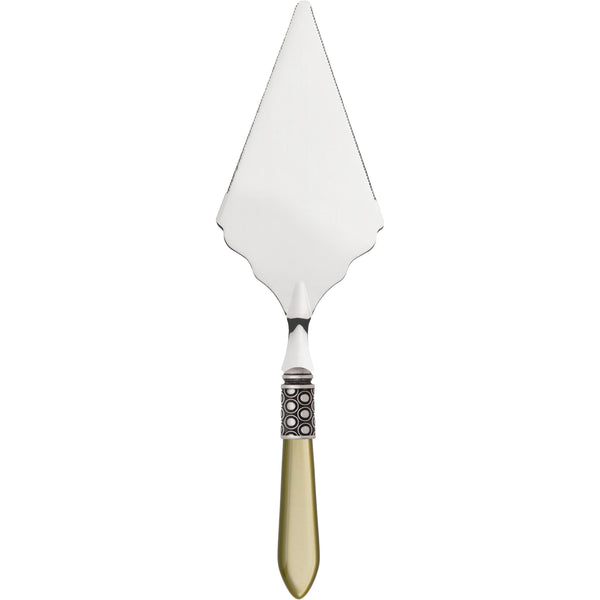 Optical Antique Large Cake Server Serrated - chartreuse green-Casa Bugatti USA