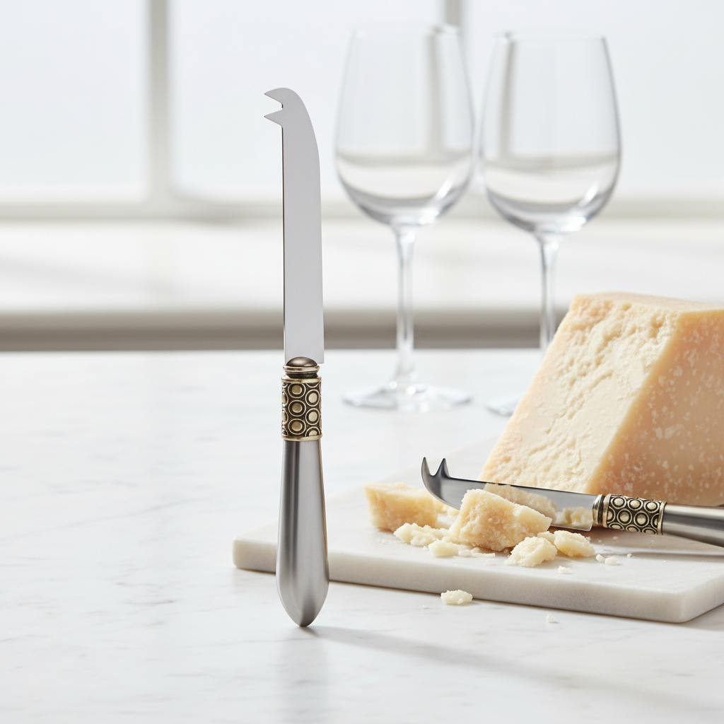 Optical Antique 2 point "deer" cheese Knife - Gray-Casa Bugatti USA