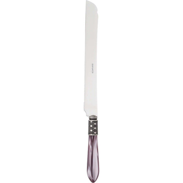 Optical Antique Long Cake Knife 32 cm (12.60 inch) - Lilac-Casa Bugatti USA