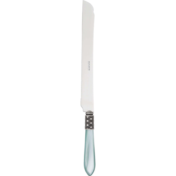 Optical Antique Long Cake Knife 32 cm (12.60 inch) - aqua