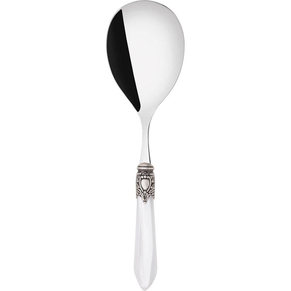 Oxford Antique Rice Casserole Serving Spoon  White
