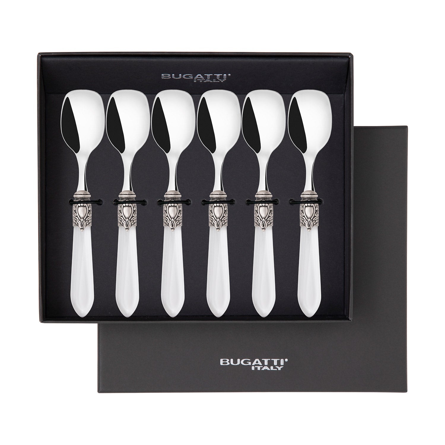 Oxford Antique Ice Cream Spoons Set  Clear