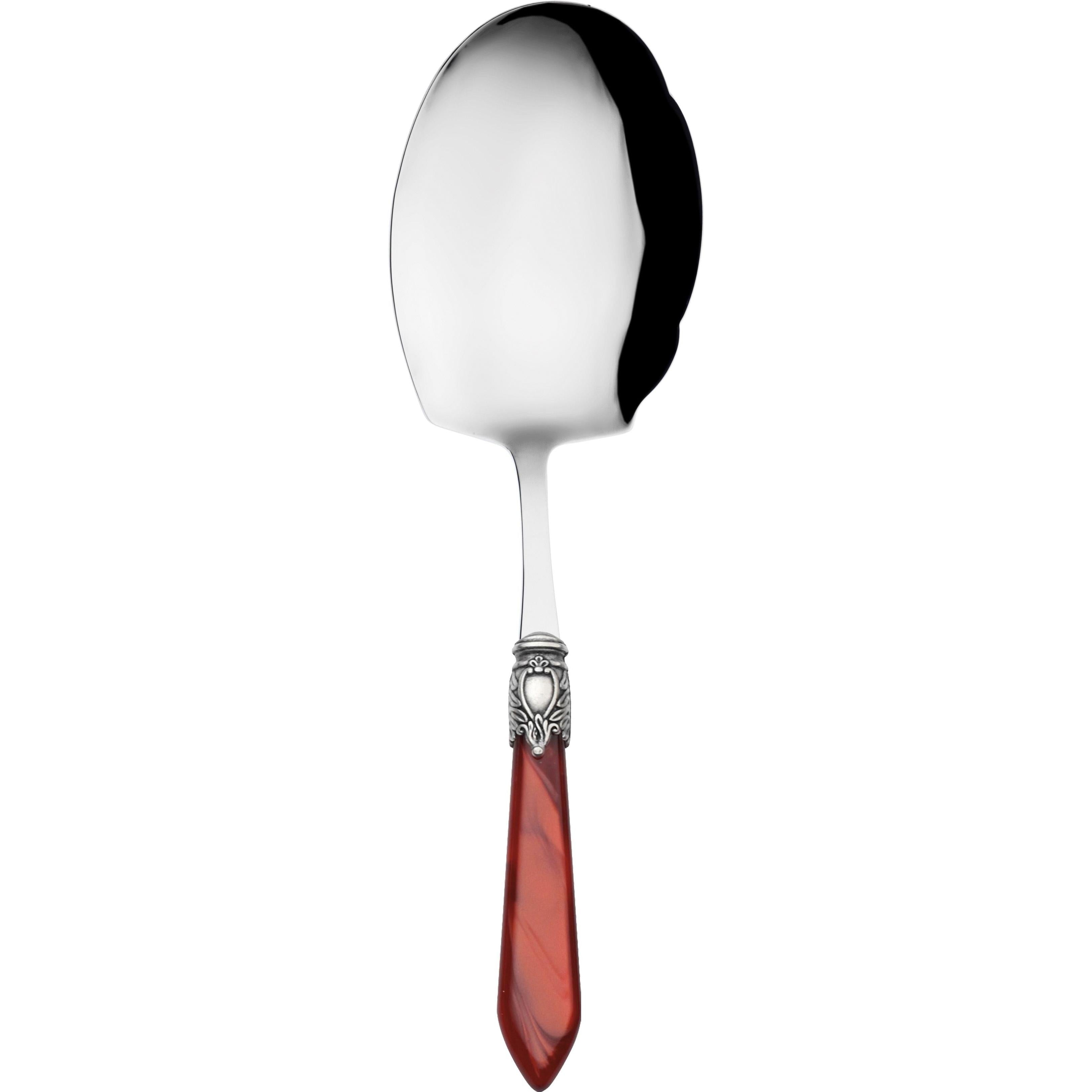 Oxford Antique Kebab Serving Spoon - Burgundy-Casa Bugatti USA