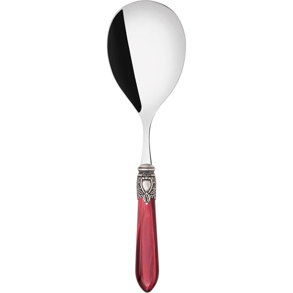 Oxford Antique Rice Casserole Serving Spoon - BURGUNDY