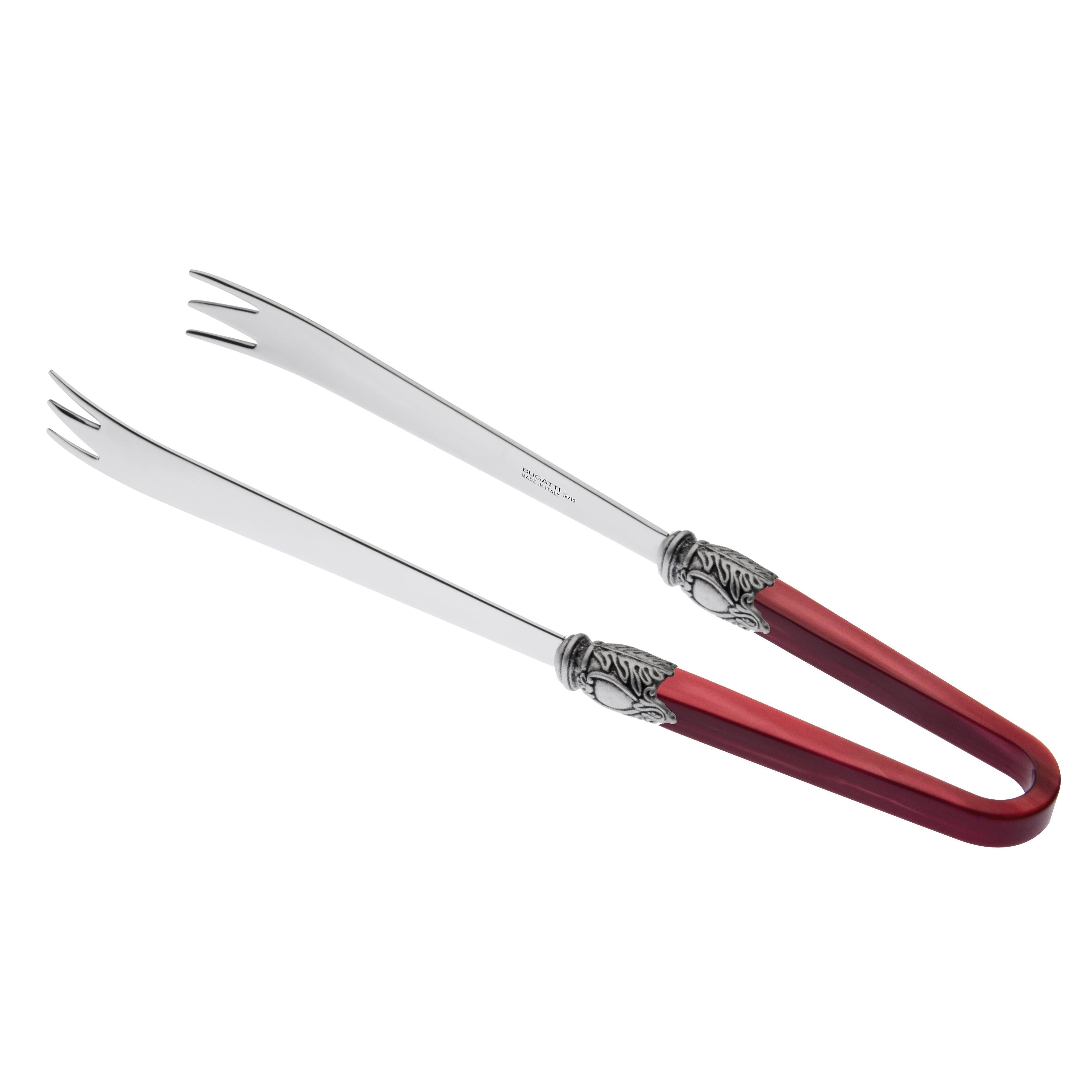 Oxford Antique Meat Tong  Burgundy