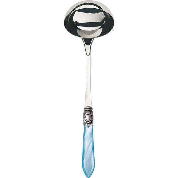 Oxford Antique Soup Ladle - Sky Blue-Casa Bugatti USA