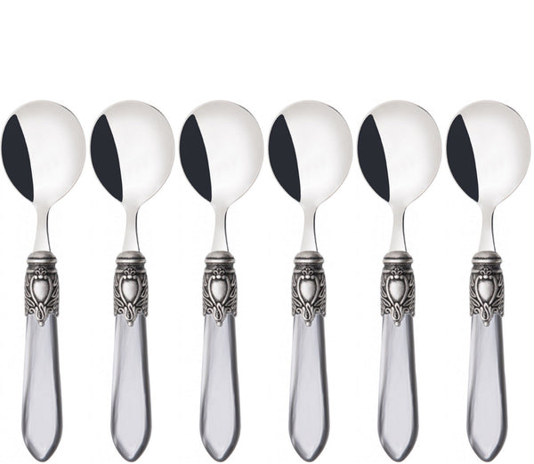 Oxford Antique Soup Spoons Set, Gray — Casa Bugatti