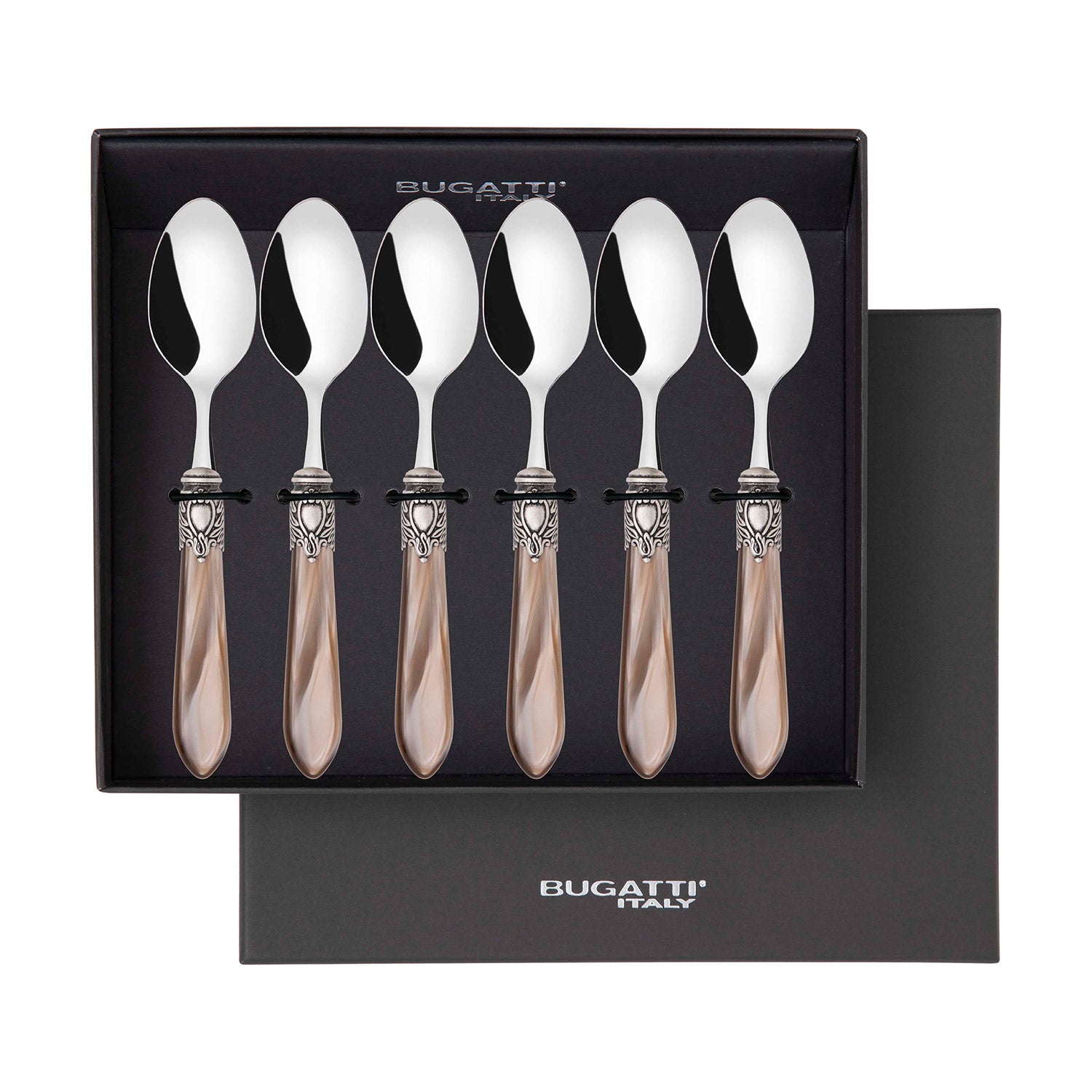 Oxford Antique Coffee Spoons Set Taupe