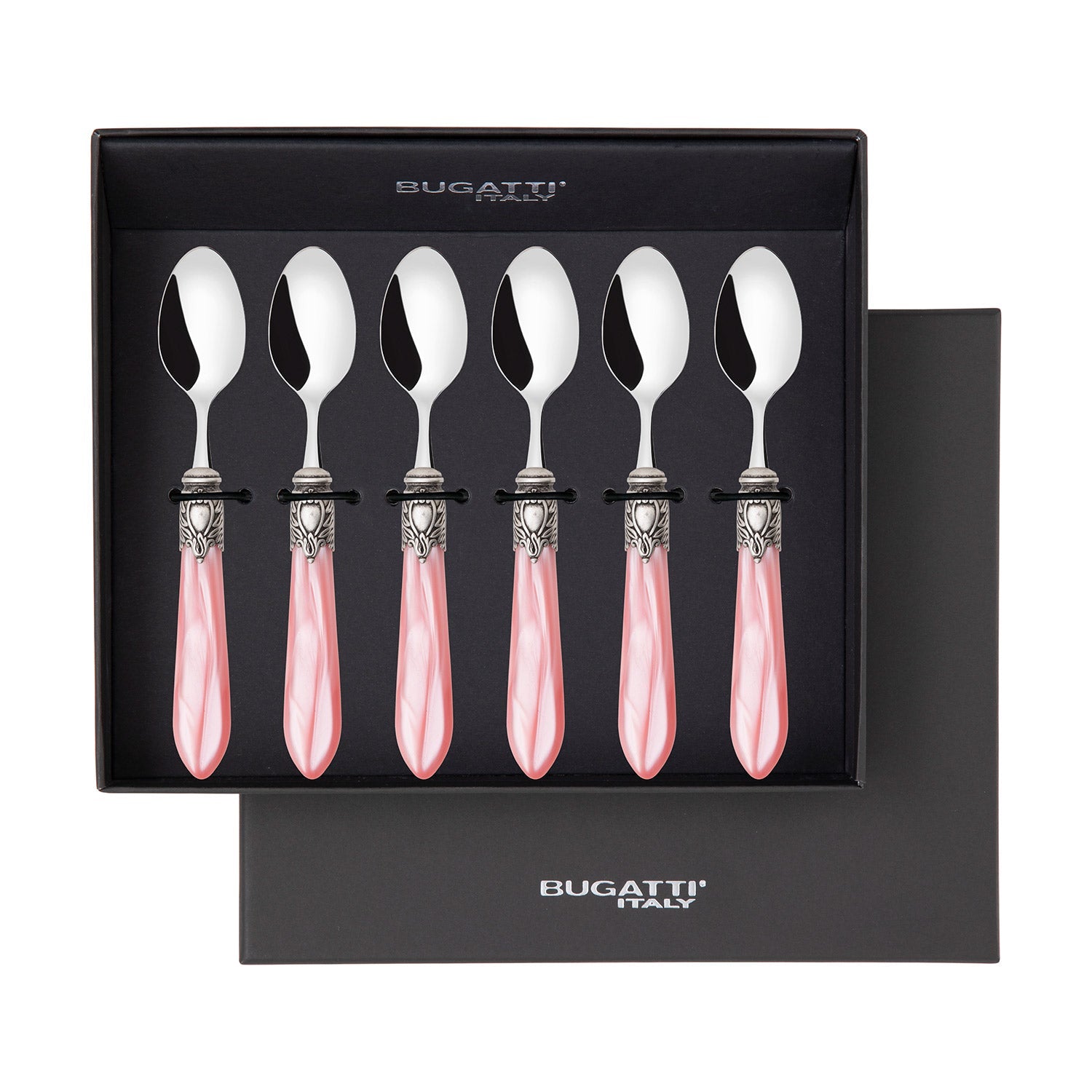 Oxford Antique Mocha Spoons Set Pink