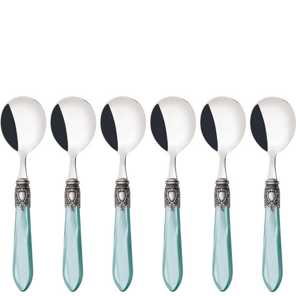 Oxford Antique Soup Spoons Set -  Aqua-Casa Bugatti USA