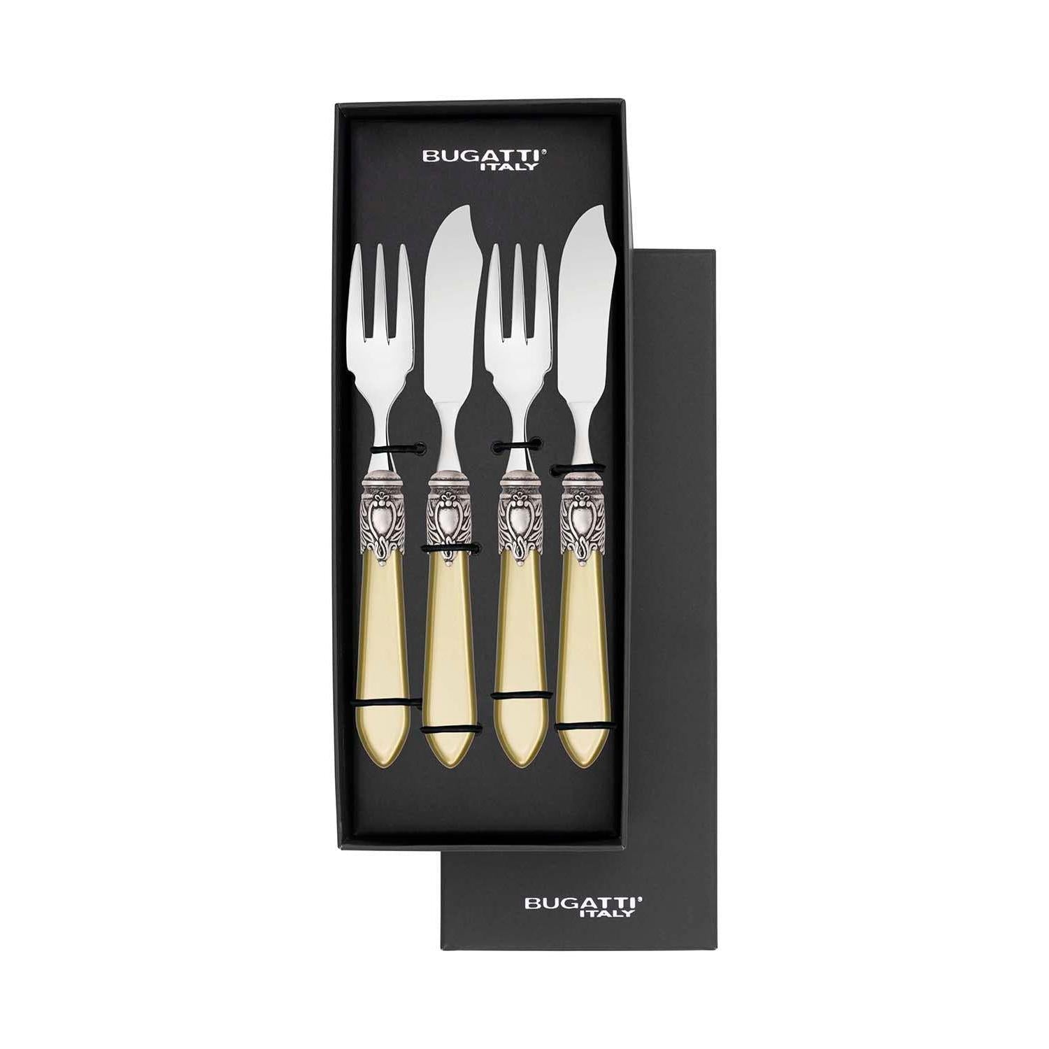 Oxford Antique 12 Piece Fish Set  Chartreuse