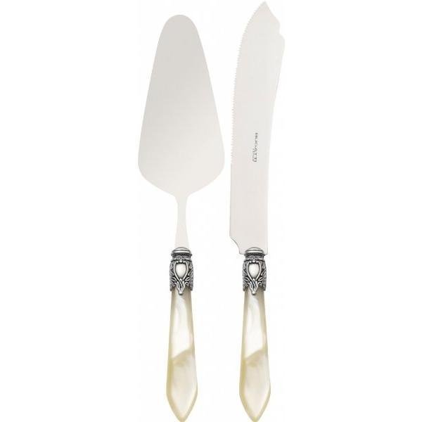 Oxford Antique 2 Piece Cake Set Ivory-Casa Bugatti USA