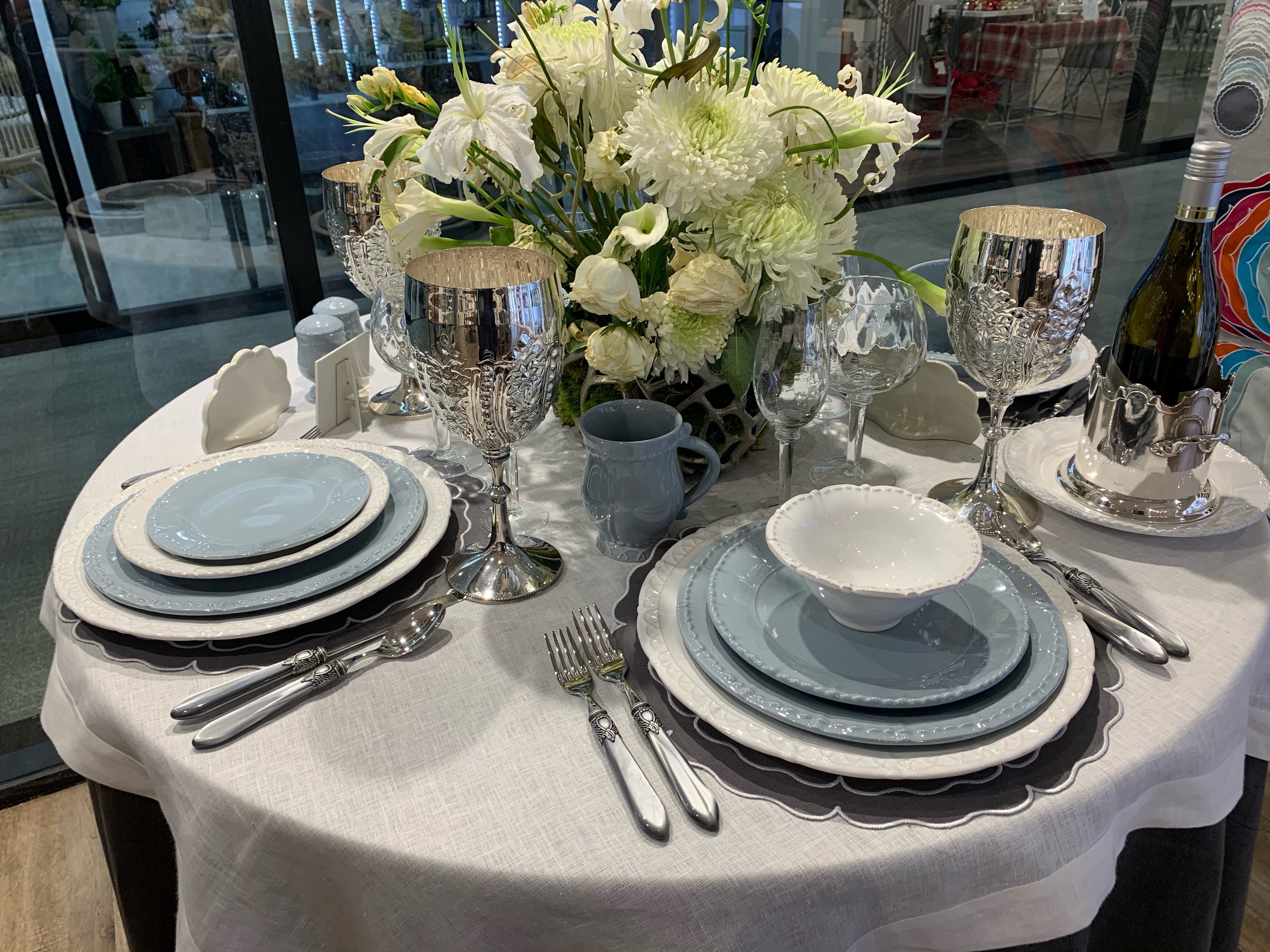 Oxford Antique 5 piece place setting - gray