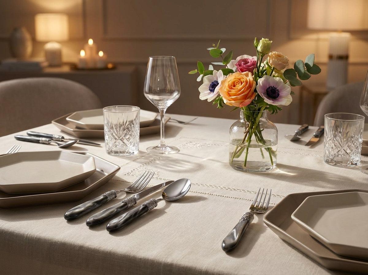 Oxford Antique 5 piece place setting - gray