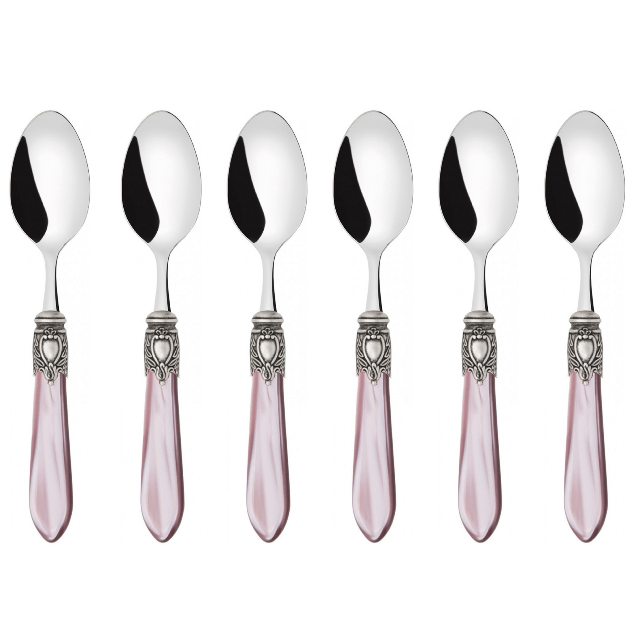Oxford Antique Coffee Spoons Set Lilac-Casa Bugatti USA