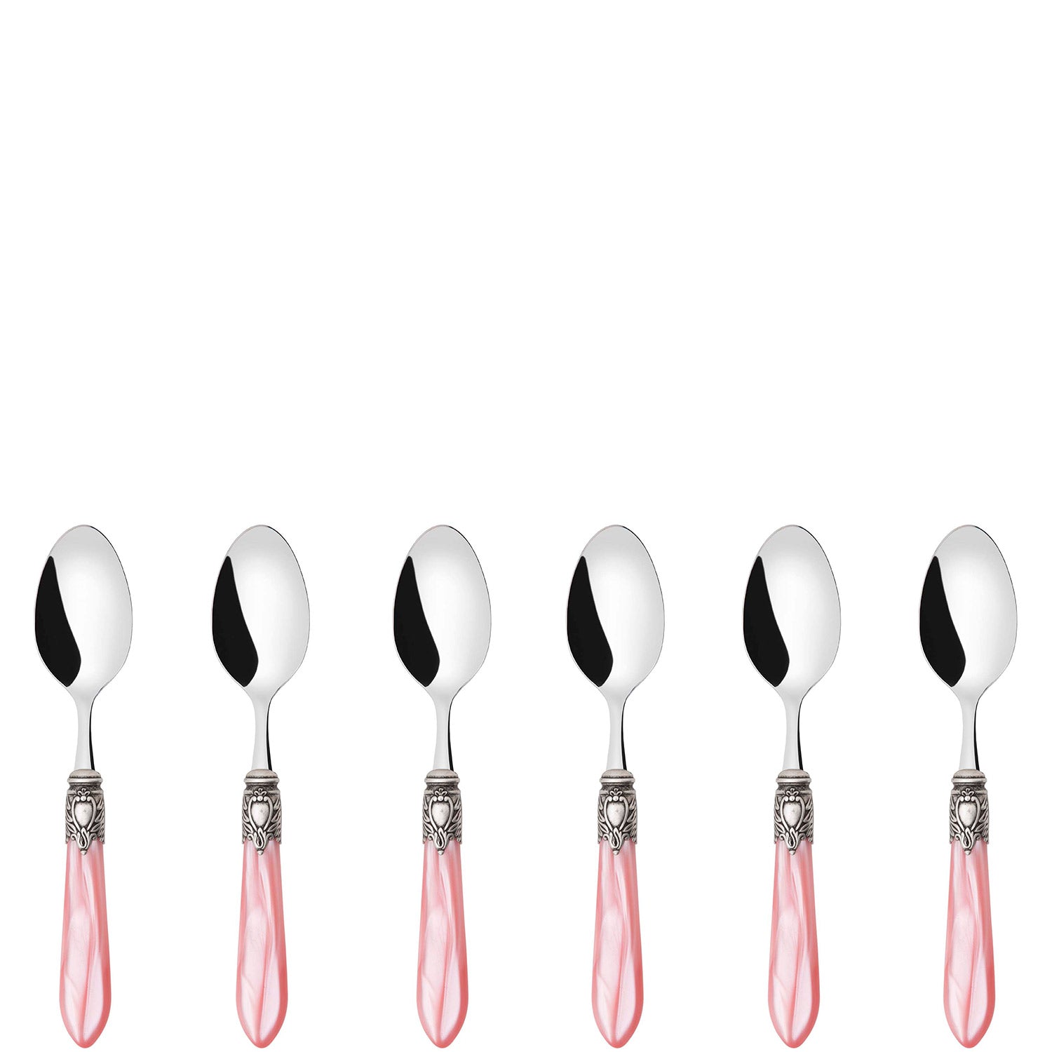 Oxford Antique Coffee Spoons Set Pink