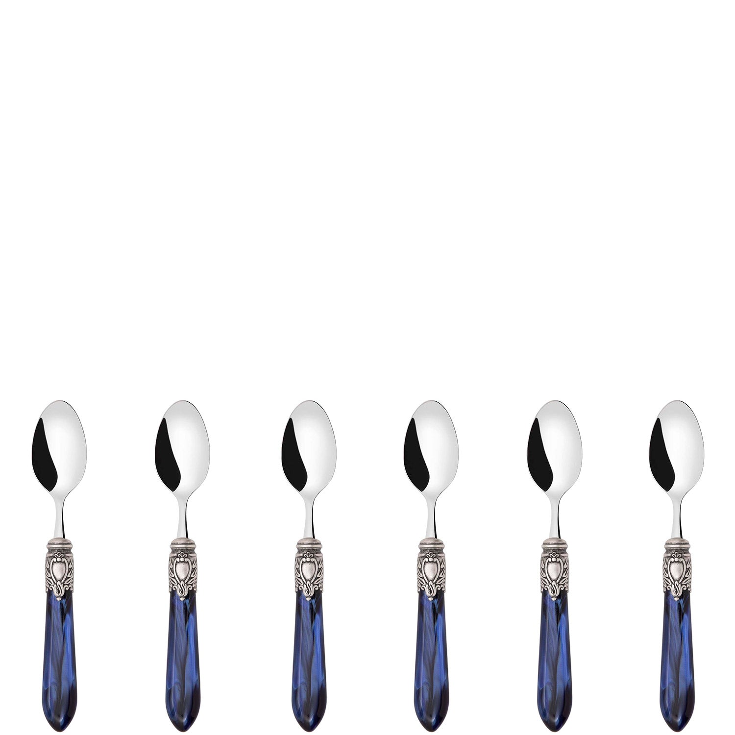 Oxford Antique Mocha Spoons Set royal blue