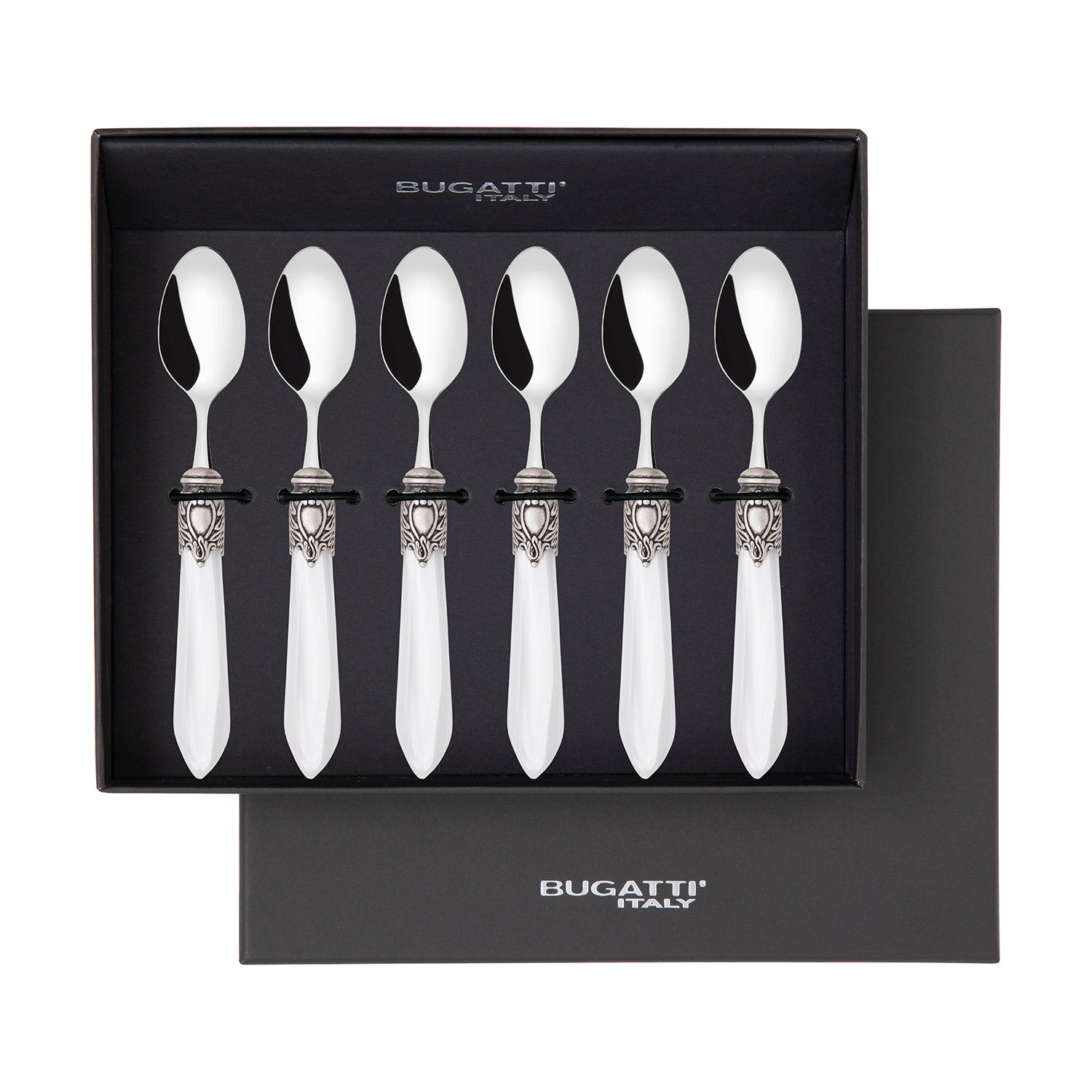 Oxford Antique Mocha Spoons Set White