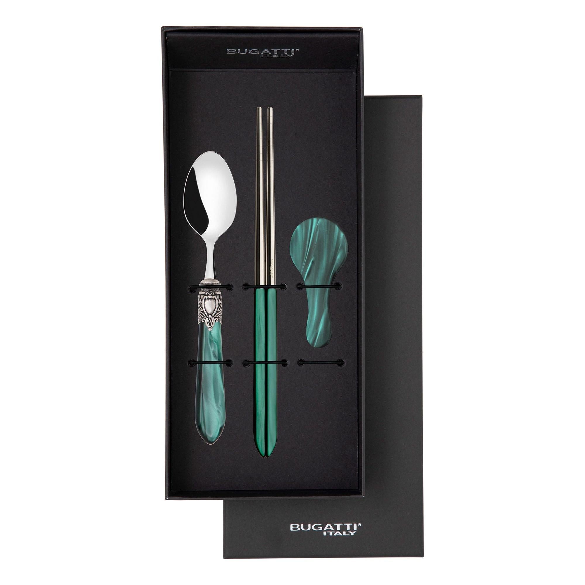 Oxford Antique Chopsticks Set - Emerald Green