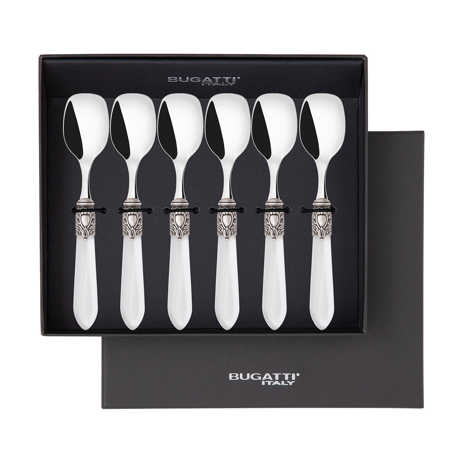 Oxford Antique Ice Cream Spoons Set  Clear