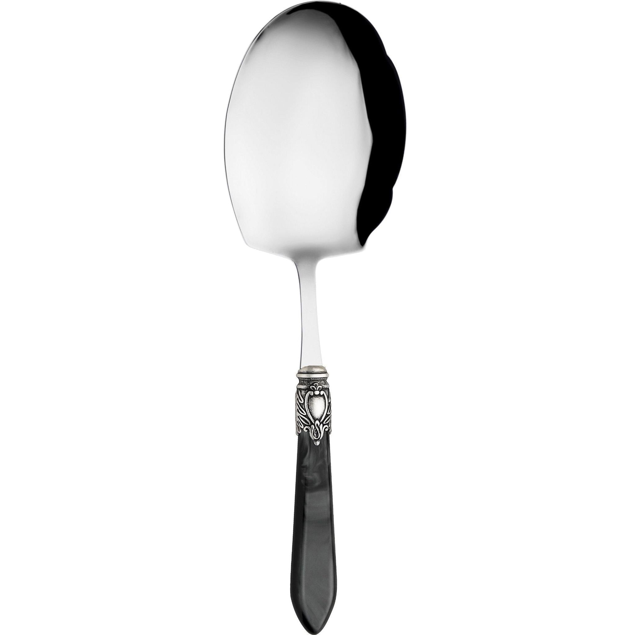 Oxford Antique Kebab Serving Spoon Charcoal-Casa Bugatti USA