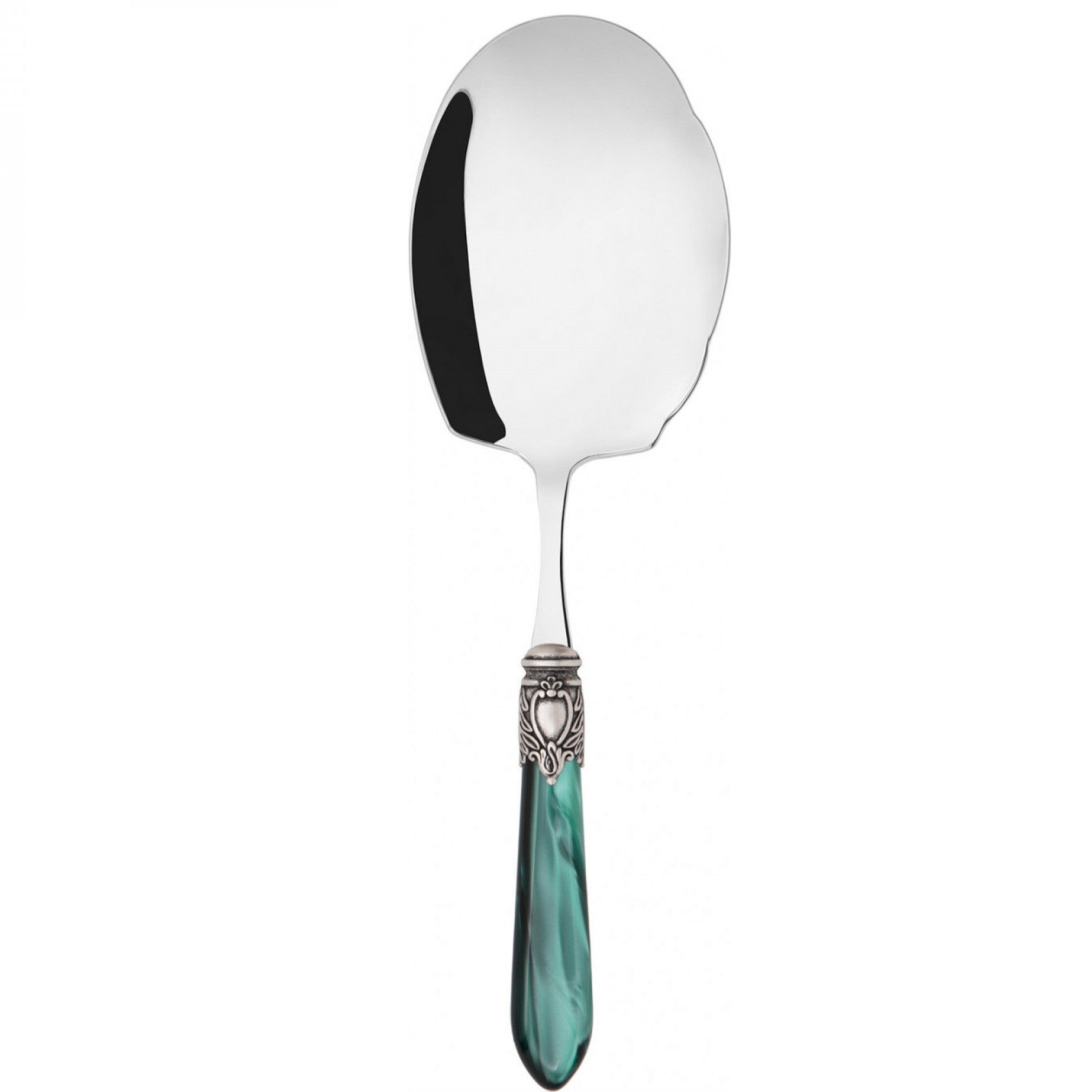 Oxford Antique Kebab Serving Spoon - Green-Casa Bugatti USA