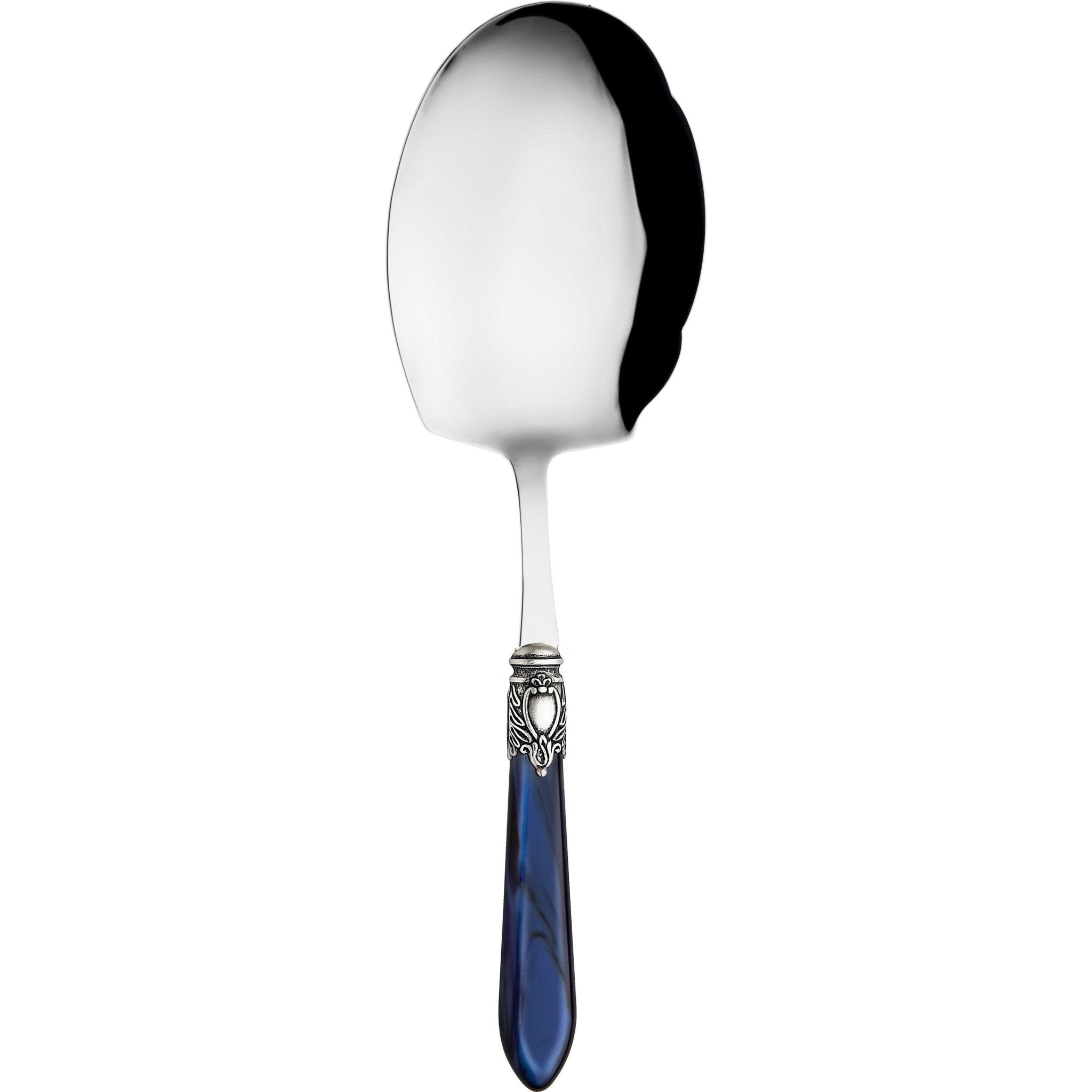 Oxford Antique Kebab Serving Spoon Royal Blue-Casa Bugatti USA