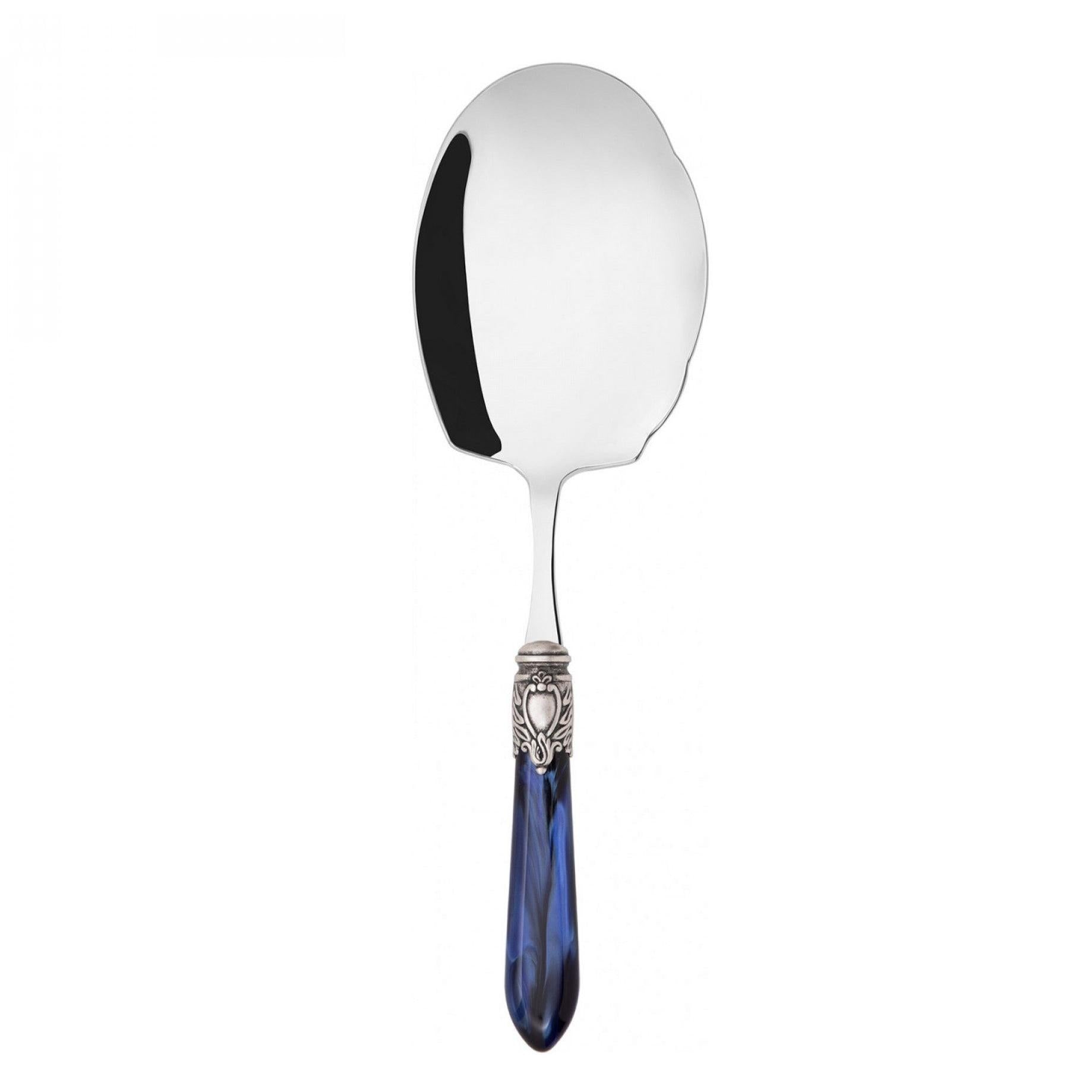 Oxford Antique Kebab Serving Spoon Royal Blue