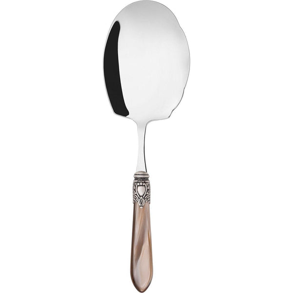 Oxford Antique Kebab Serving Spoon - Taupe /Onyx