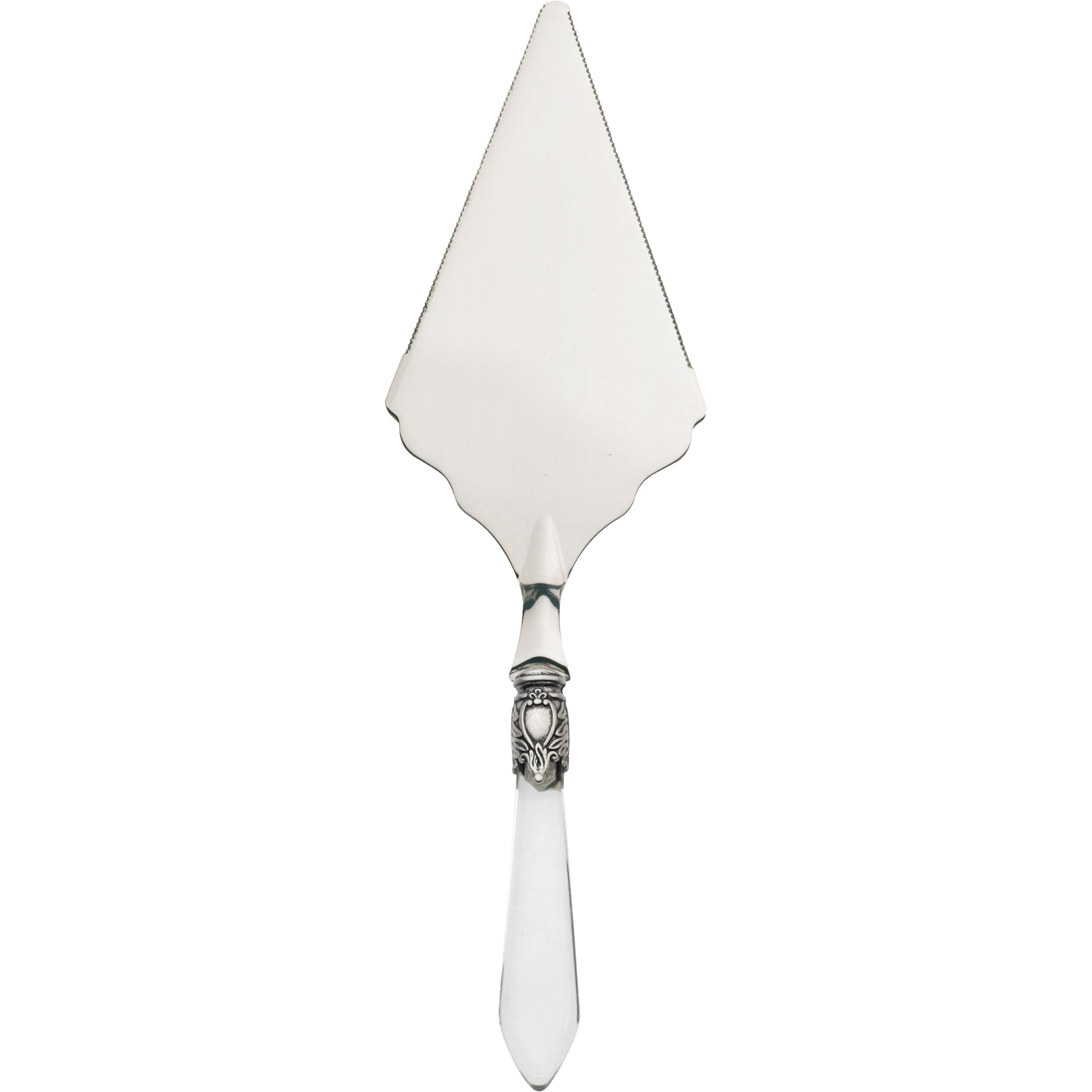 Oxford Antique Large Cake Server Serrated Clear