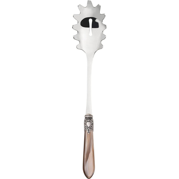 Oxford Antique Pasta / Spaghetti Server - Taupe /Onyx