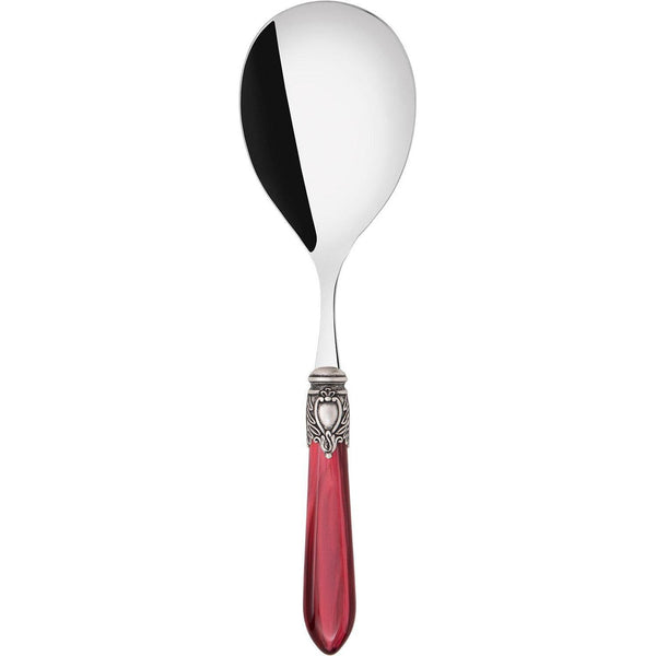 Oxford Antique Rice Casserole Serving Spoon - Burgundy