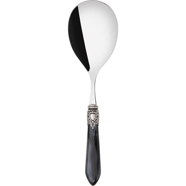 Oxford Antique Rice Casserole Serving Spoon - - Charcoal