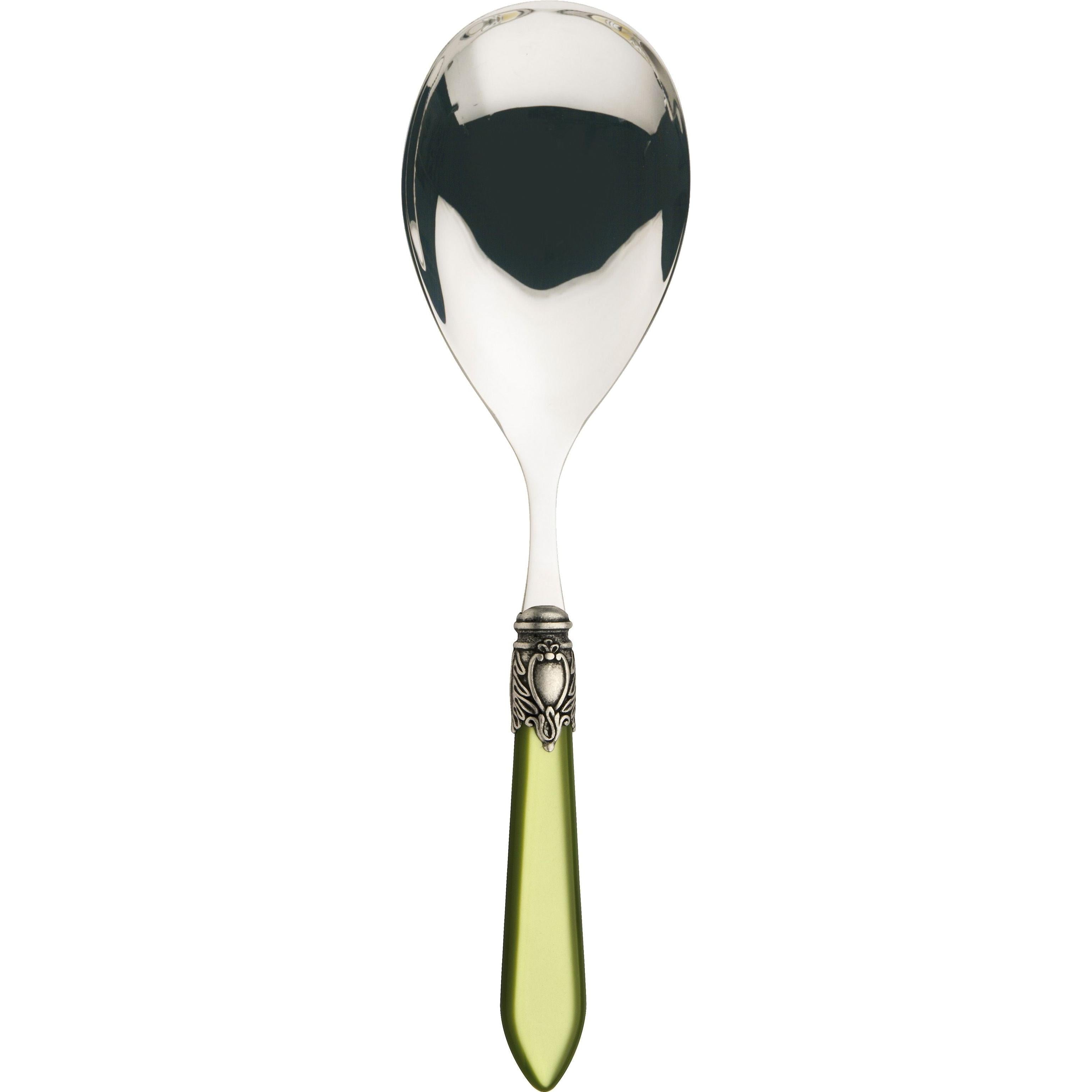 Oxford Antique Rice Casserole Serving Spoon  Chartreuse