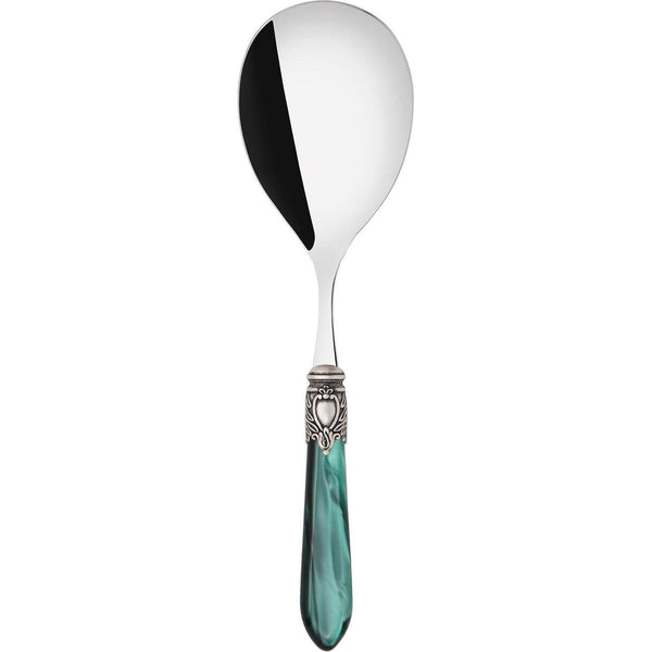 Oxford Antique Rice Casserole Serving Spoon - Emerald Green