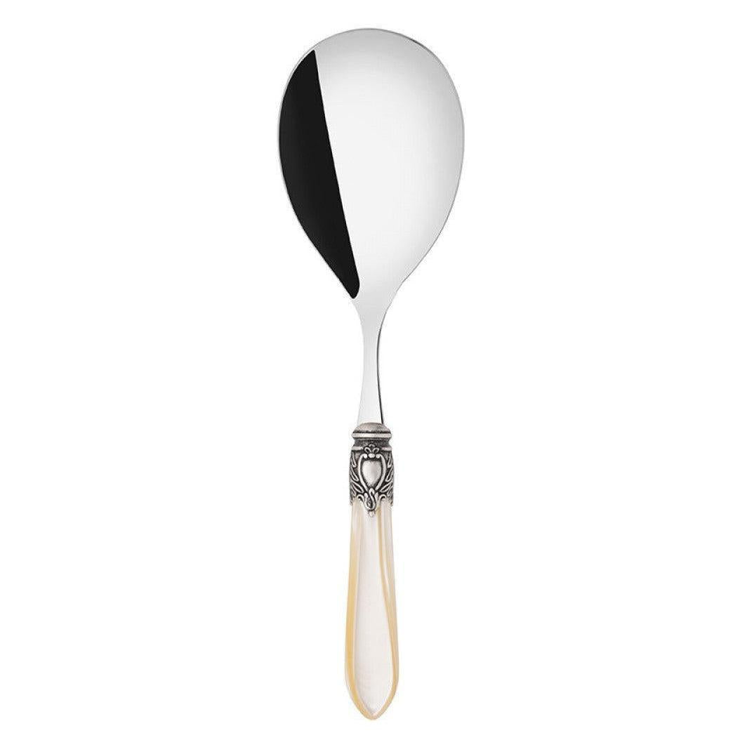 Oxford Antique Rice Casserole Serving Spoon - IVORY