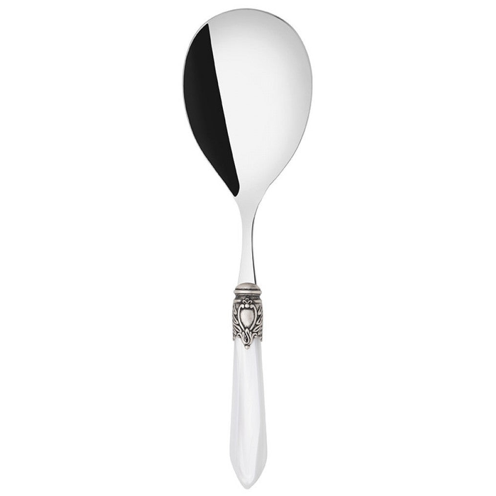 Oxford Antique Rice Casserole Serving Spoon  White