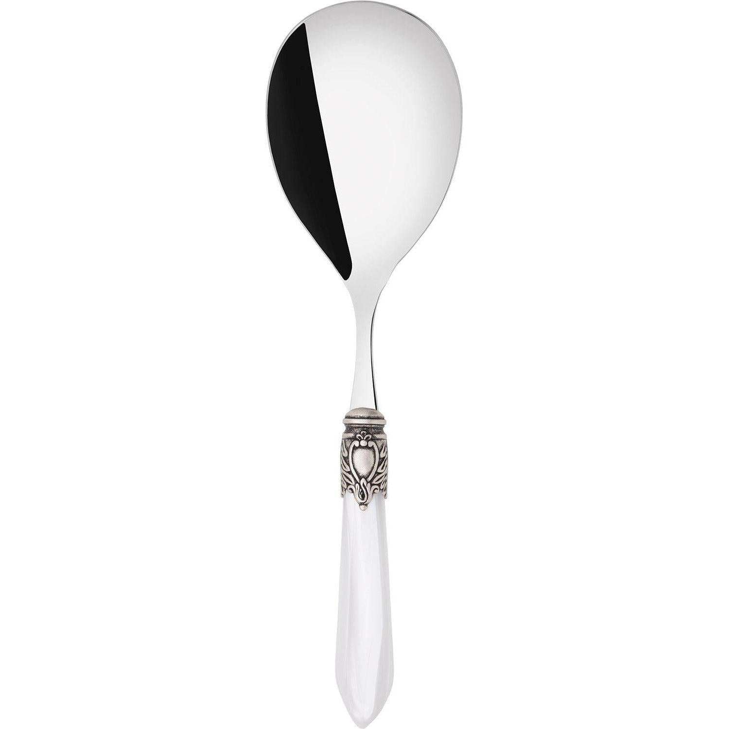 Oxford Antique Rice Casserole Serving Spoon  White