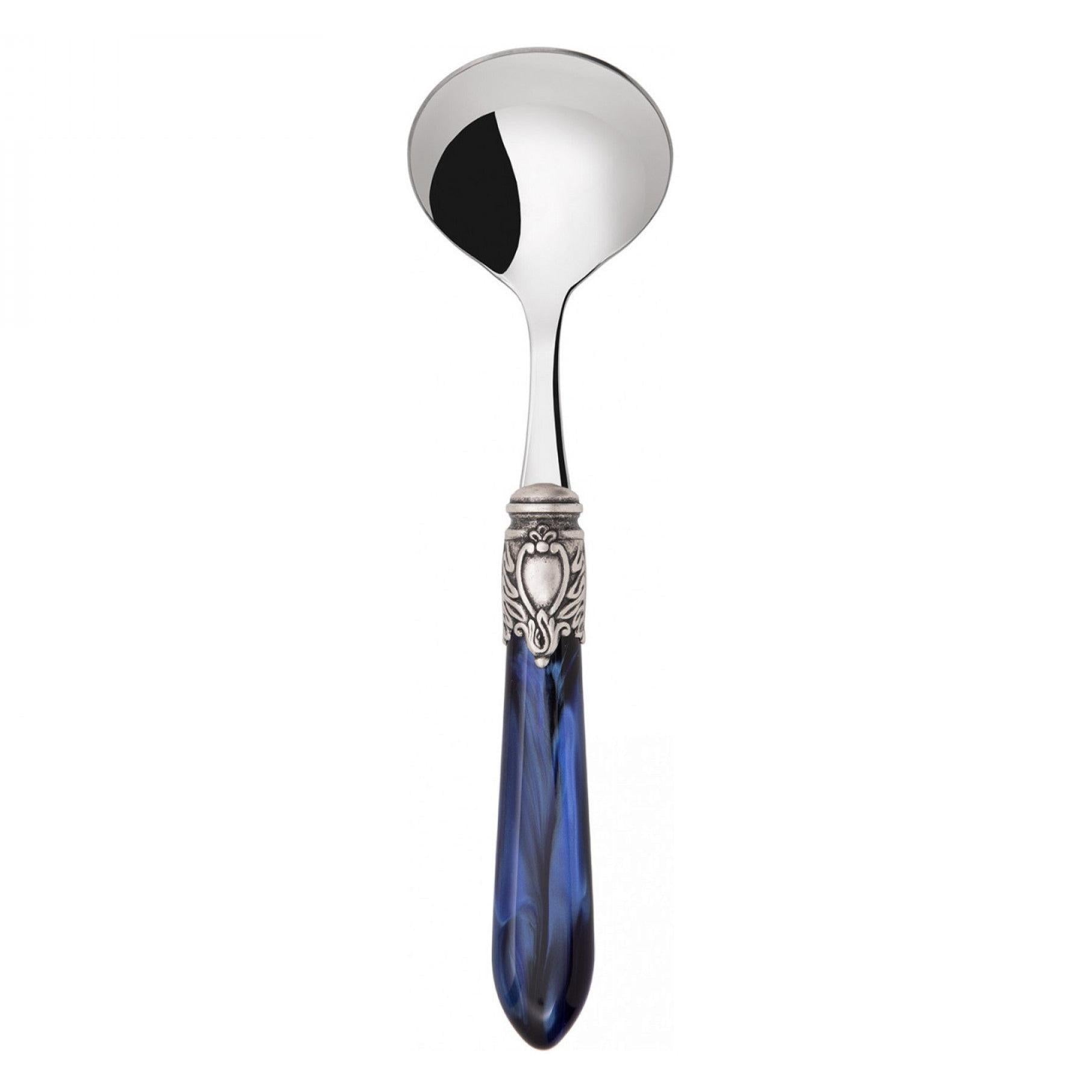 Oxford Antique Sauce Spoon Royal Blue