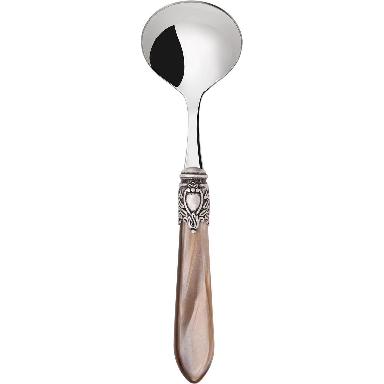 Oxford Antique Sauce Spoon Taupe /Onyx