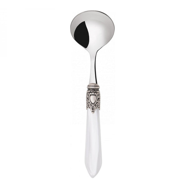 Oxford Antique Sauce / Gravy Ladle -  White