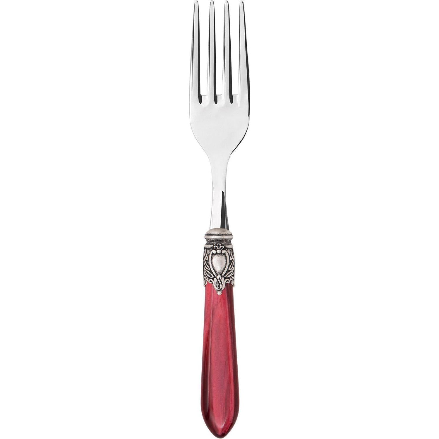 Oxford Antique Serving Fork  Burgundy