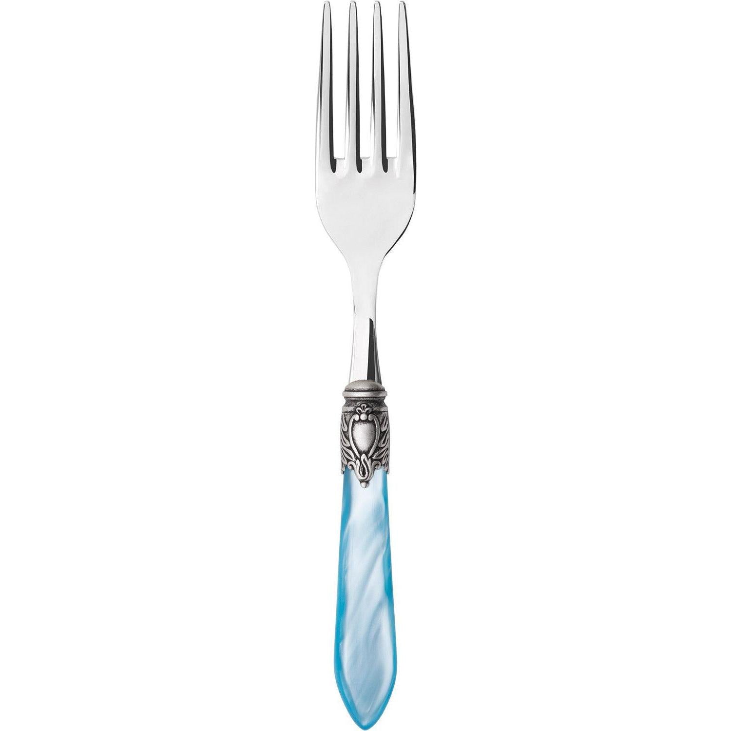 Oxford Antique Serving Fork  Sky Blue