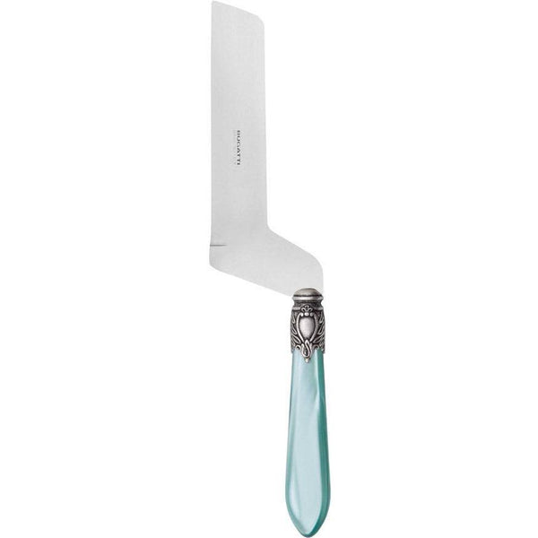 Oxford Antique Soft Cheese Offset Knife - Aqua
