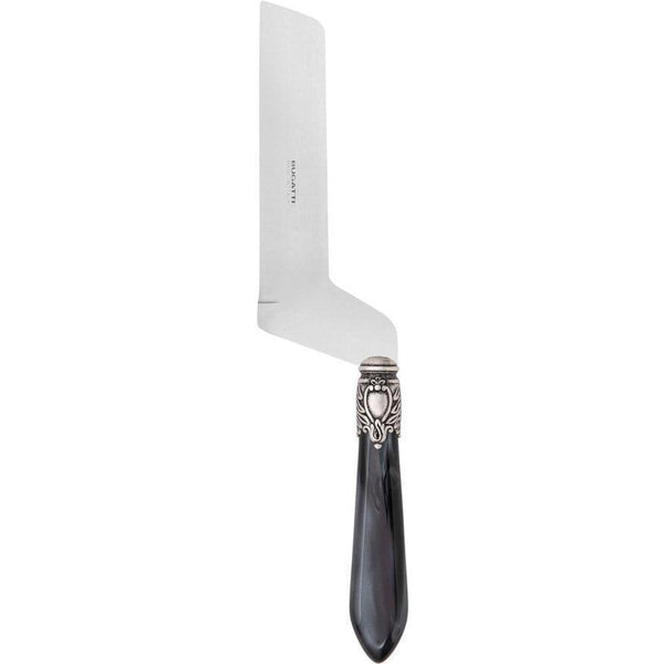 Oxford Antique Soft Cheese Offset Knife - Charcoal