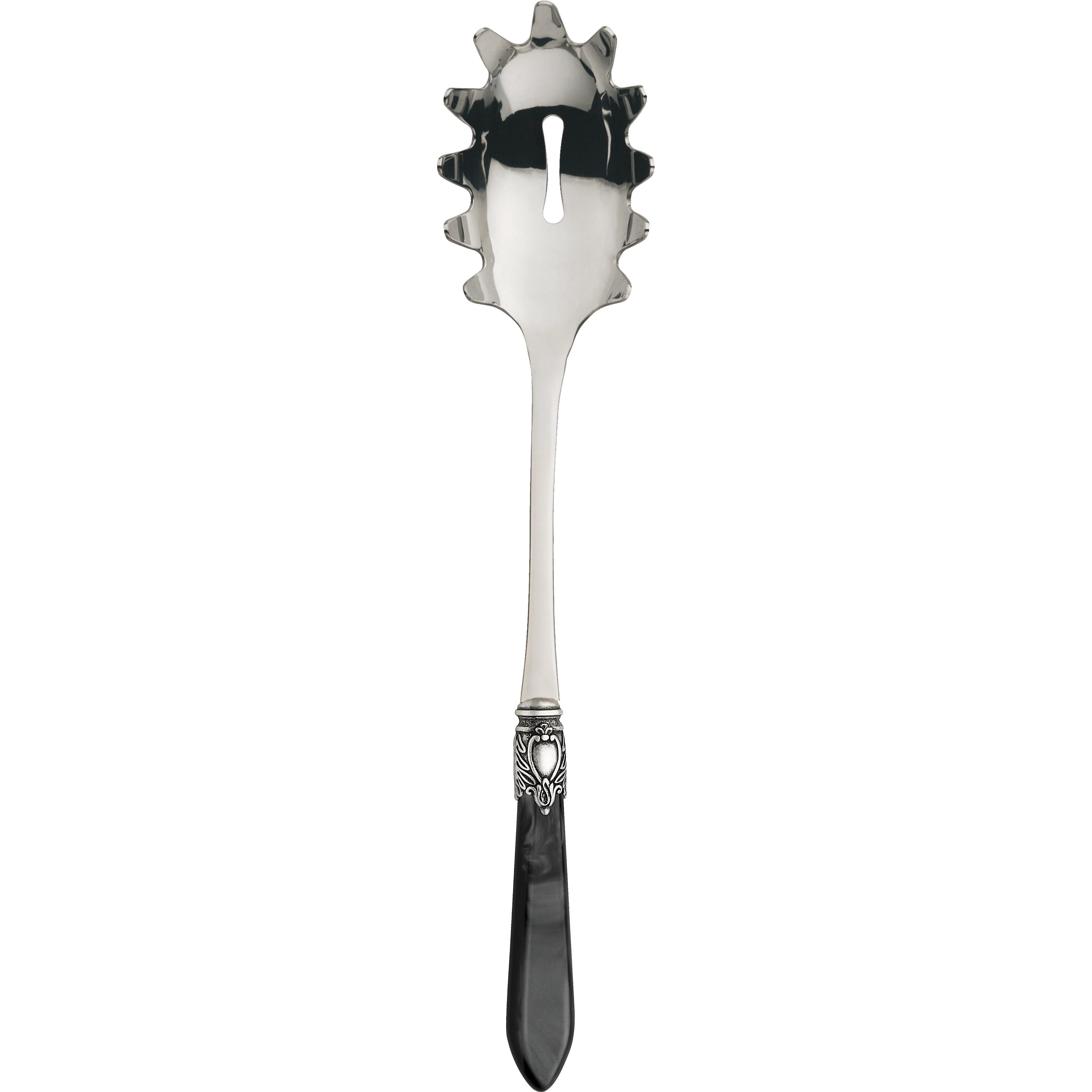 Oxford Antique Spaghetti Spoon Charcoal-Casa Bugatti USA
