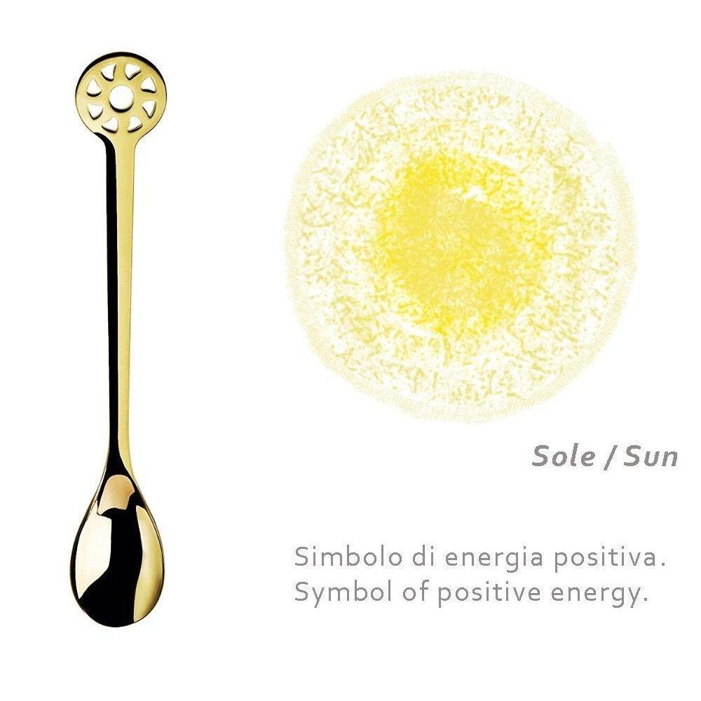 Portafortuna 24 Karat Gold Plated Mocha Spoons-Casa Bugatti USA