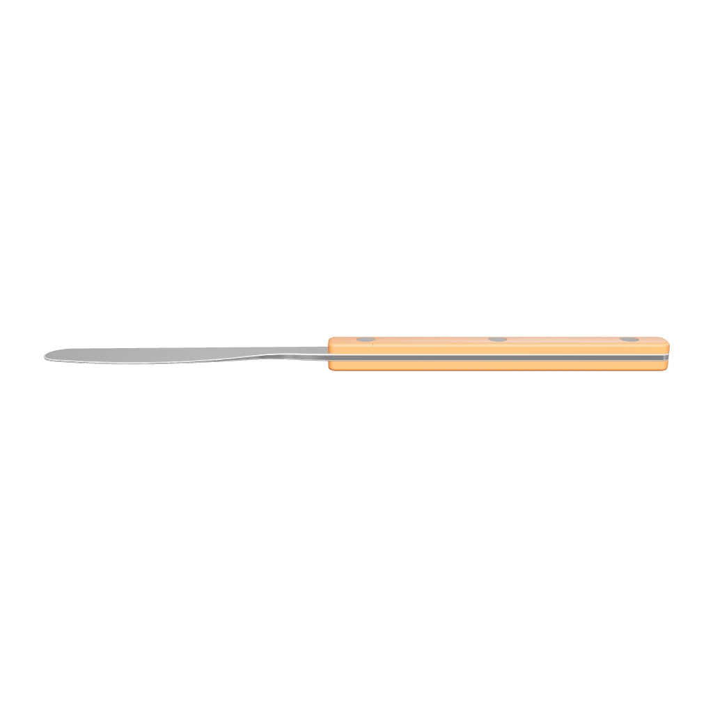 Allegra Butter Knife Set - Orange, 3D model from the factory drawing
